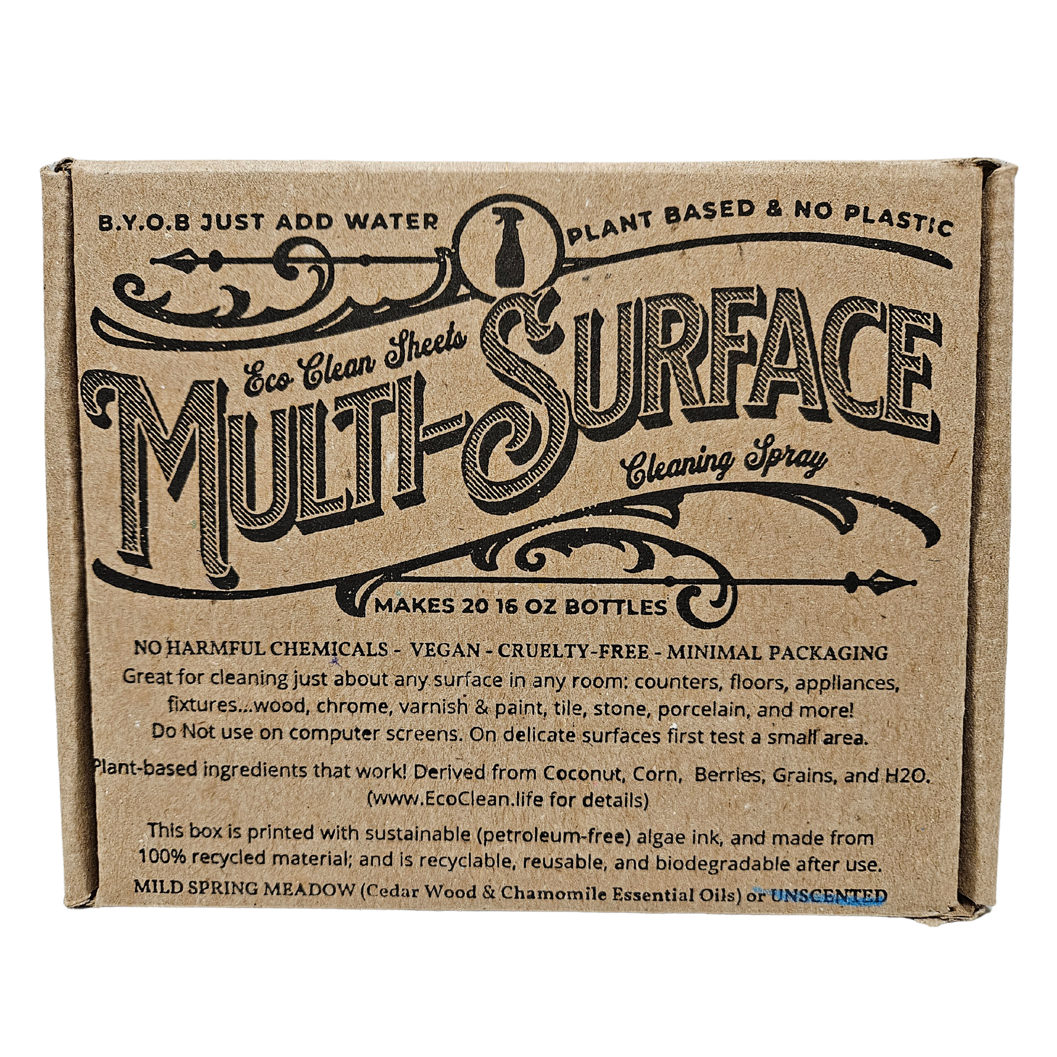 Symbiotic Products LLC - Wholesale Laundry Detergent Powder/Pods - Sample Pack - All Eco Clean Sheets - (12) 100-use boxes5