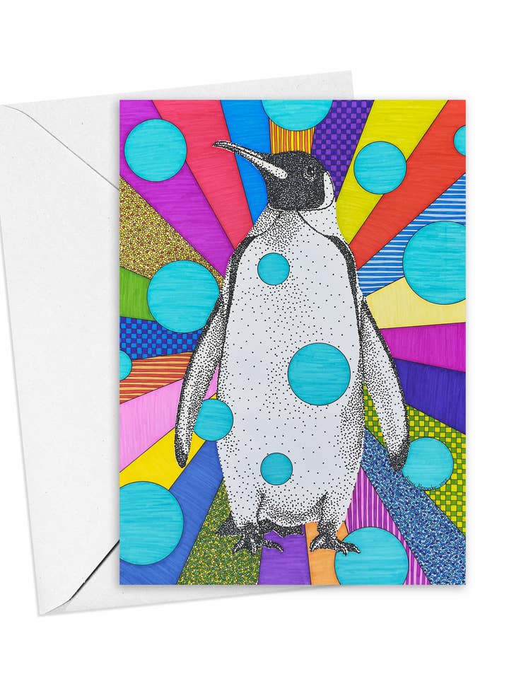 Cartes de correspondance Pingouin, ensemble de 6 pour la vente par artisticle