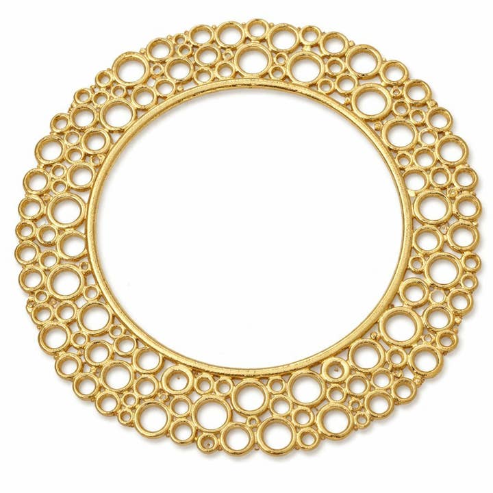 Gold Round Circle Chargers, Set of 2 for wholesale by Godinger