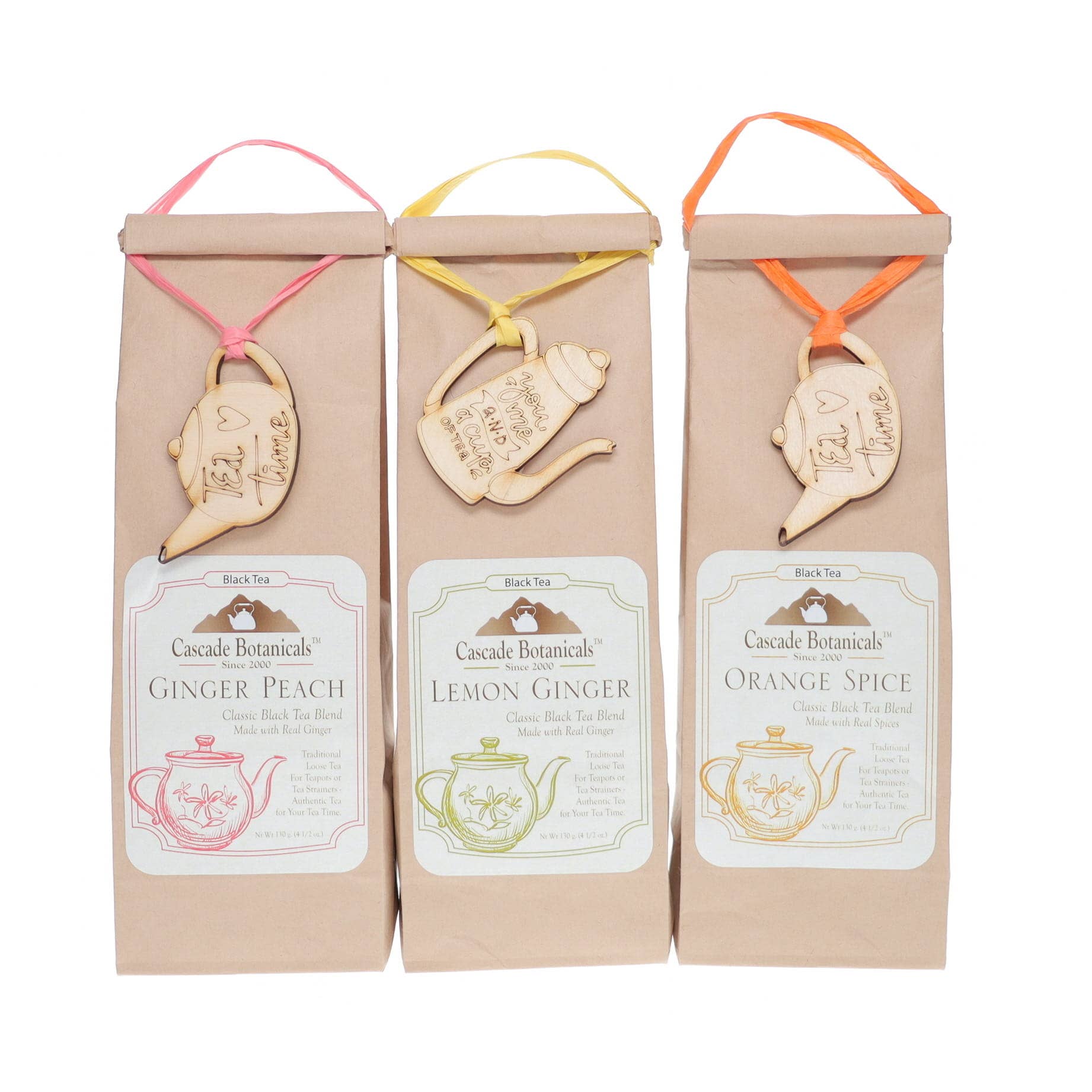 Cascade Teas & Botanicals - Vente Thé en vrac - Thé noir au gingembre et à la pêche en vrac3