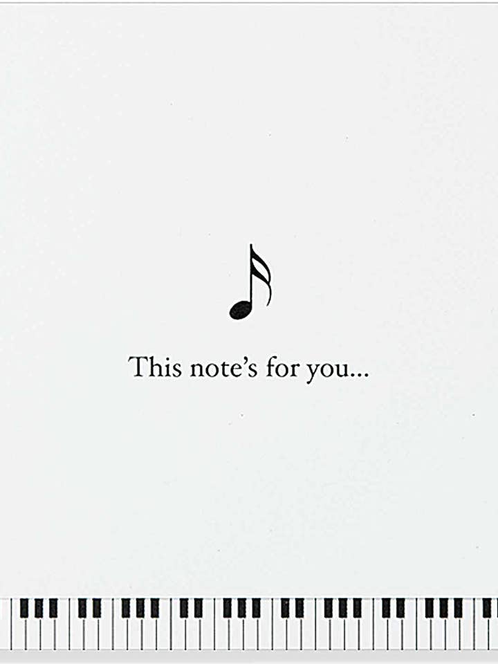 Music Note Cards for wholesale by Peter Pauper Press, inc.