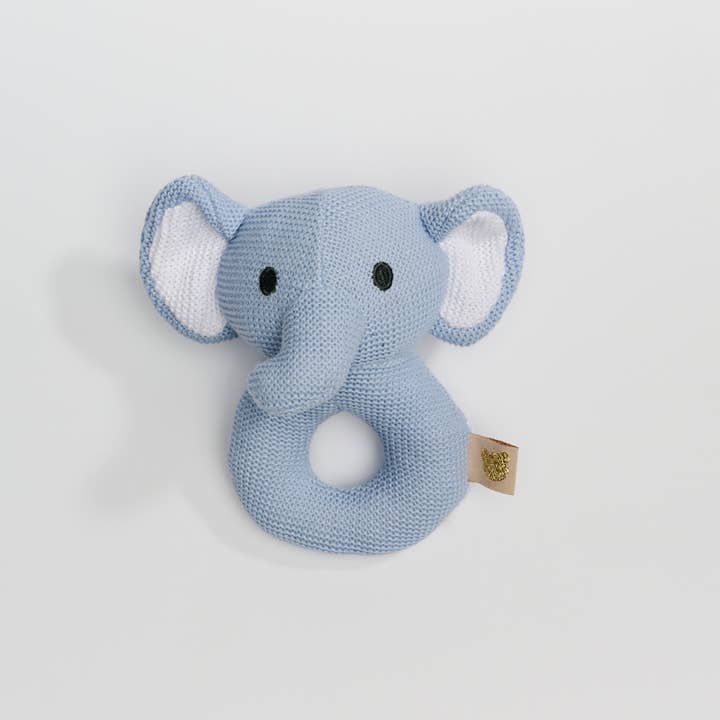 Piccolo Bambino - Wholesale Handheld Rattle - Baby - Sweater Knit Crochet Ring Rattle 7"