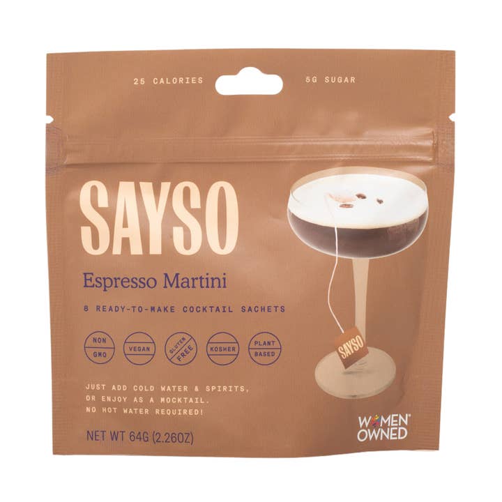 Espresso Martini - Mélange pour cocktails ou cocktails sans alcool pour la vente par SAYSO