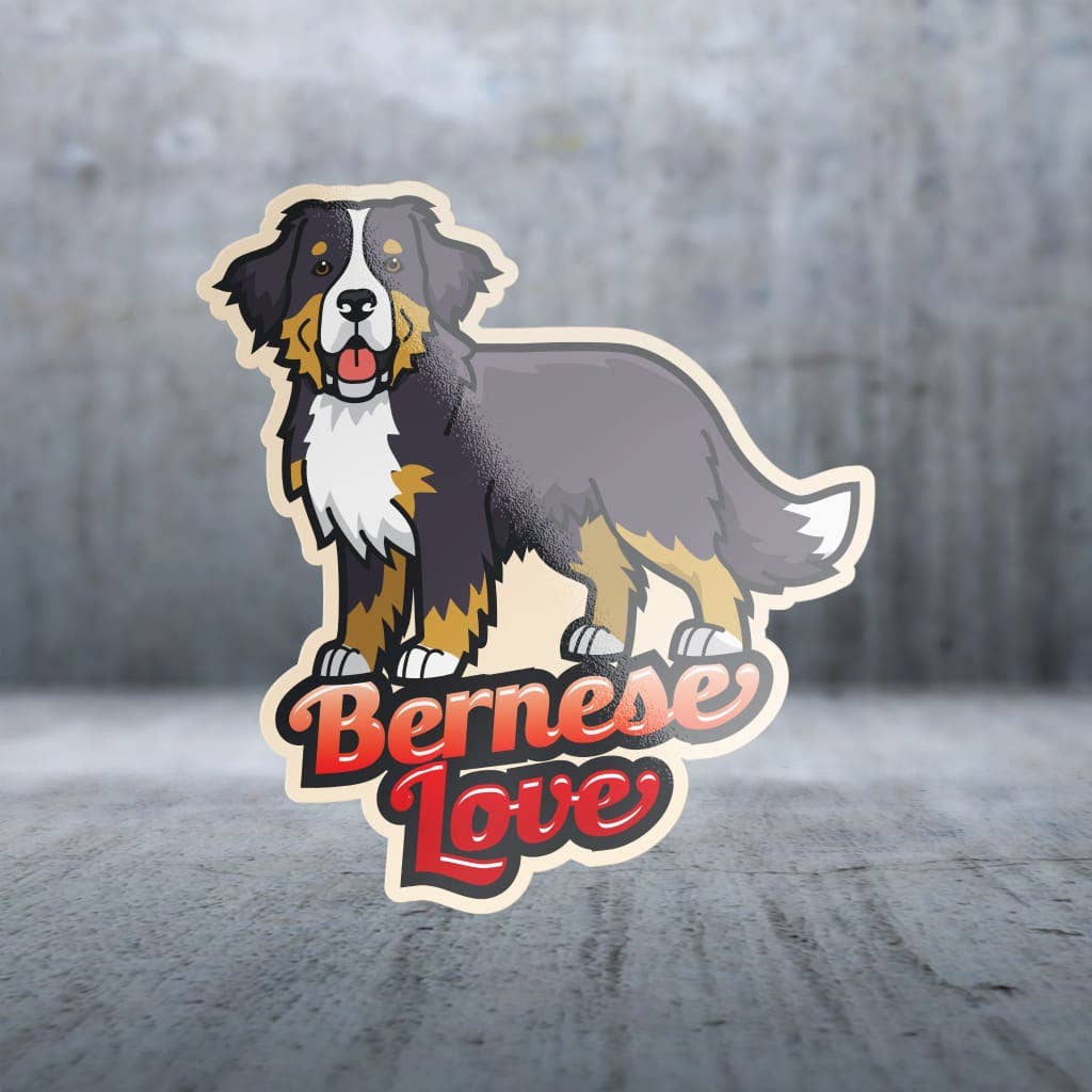 Two Feet Treats - Wholesale Sticker - Bernese Love - Sticker0