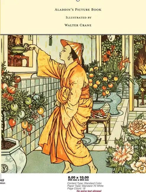 Books by splitShops - Wholesale Classics - Aladdin's Picture Book - Illustrated by Walter Crane - Hardcover0