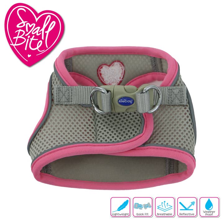 Ancol Pet Products Ltd - Wholesale Pet Harness - Dog - Small Bite Step-in Harness Pink1