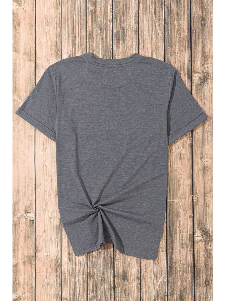 PRETTY BASH - Wholesale T-Shirt - Women's - Solid Short Sleeve Crew Neck Tee31