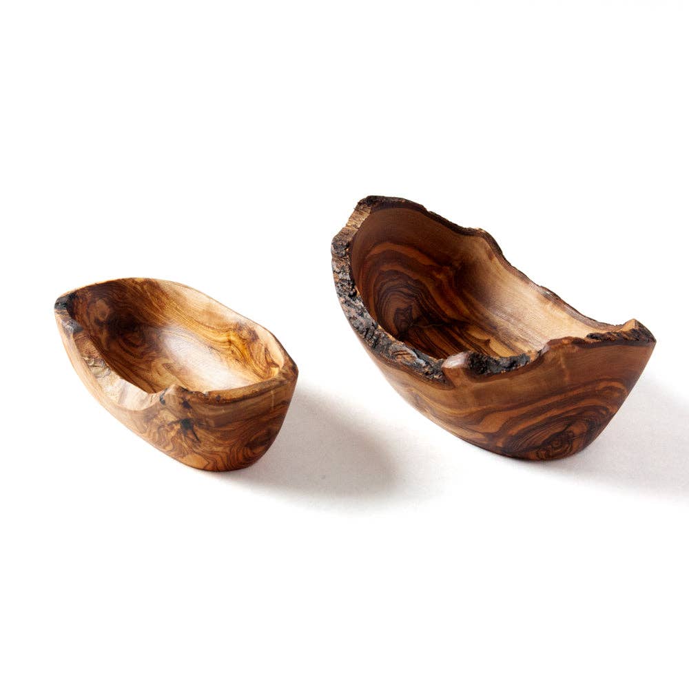 Vesper & Vine - Wholesale Decorative Plate/Dish/Bowl - Medium Rustic Olive Wood Dish8