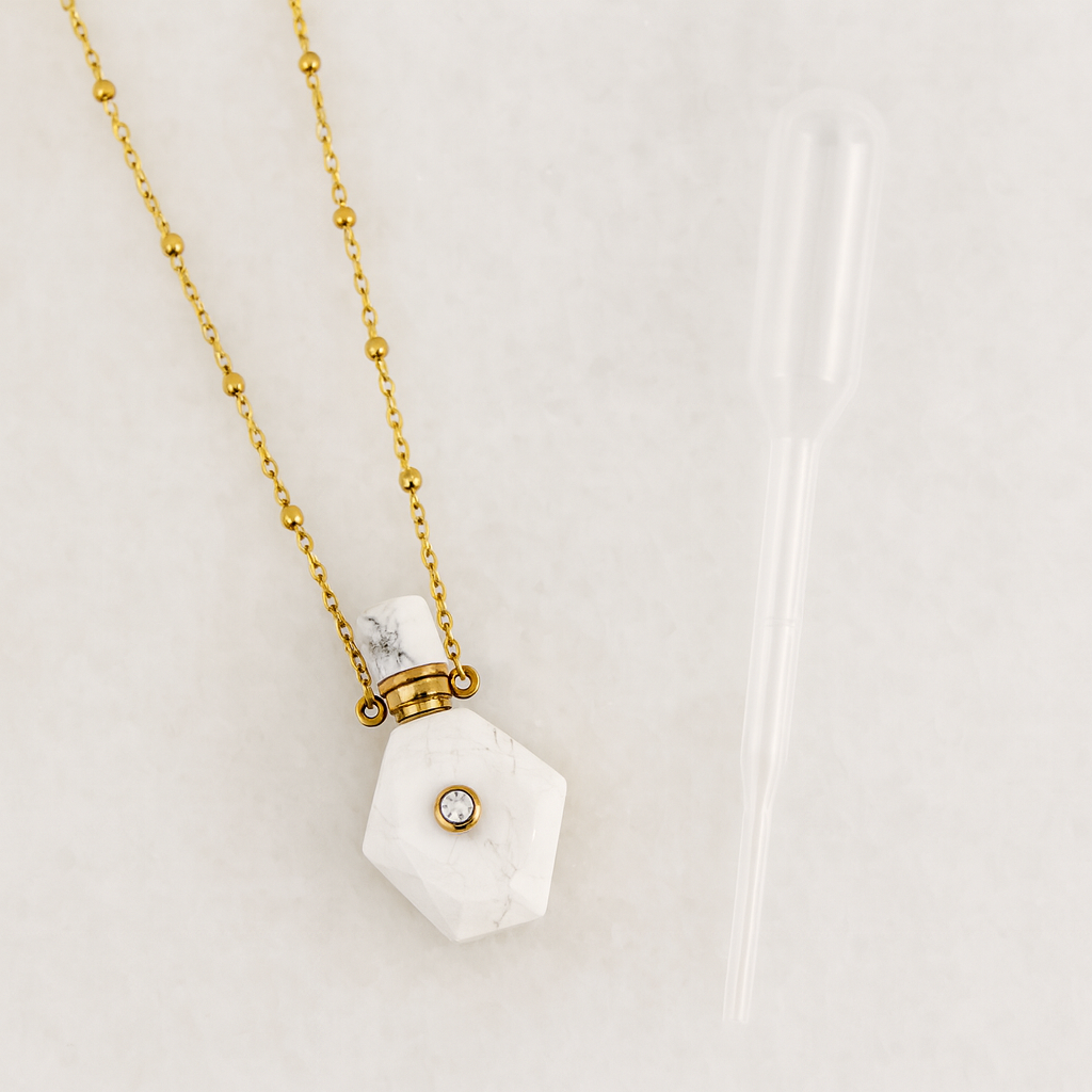 Poudre Bijoux - Wholesale Pendant/Charm Necklace - Katarina Necklace in Natural Stone4