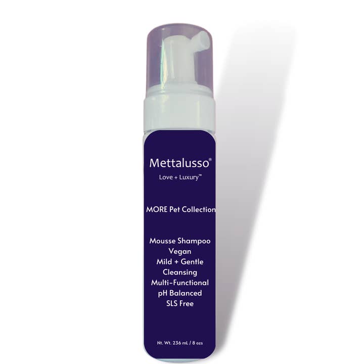 Mettalusso Inc - Wholesale Pet Shampoo - Dog - Mettalusso More Cat and Dog Foam Vegan Shampoo