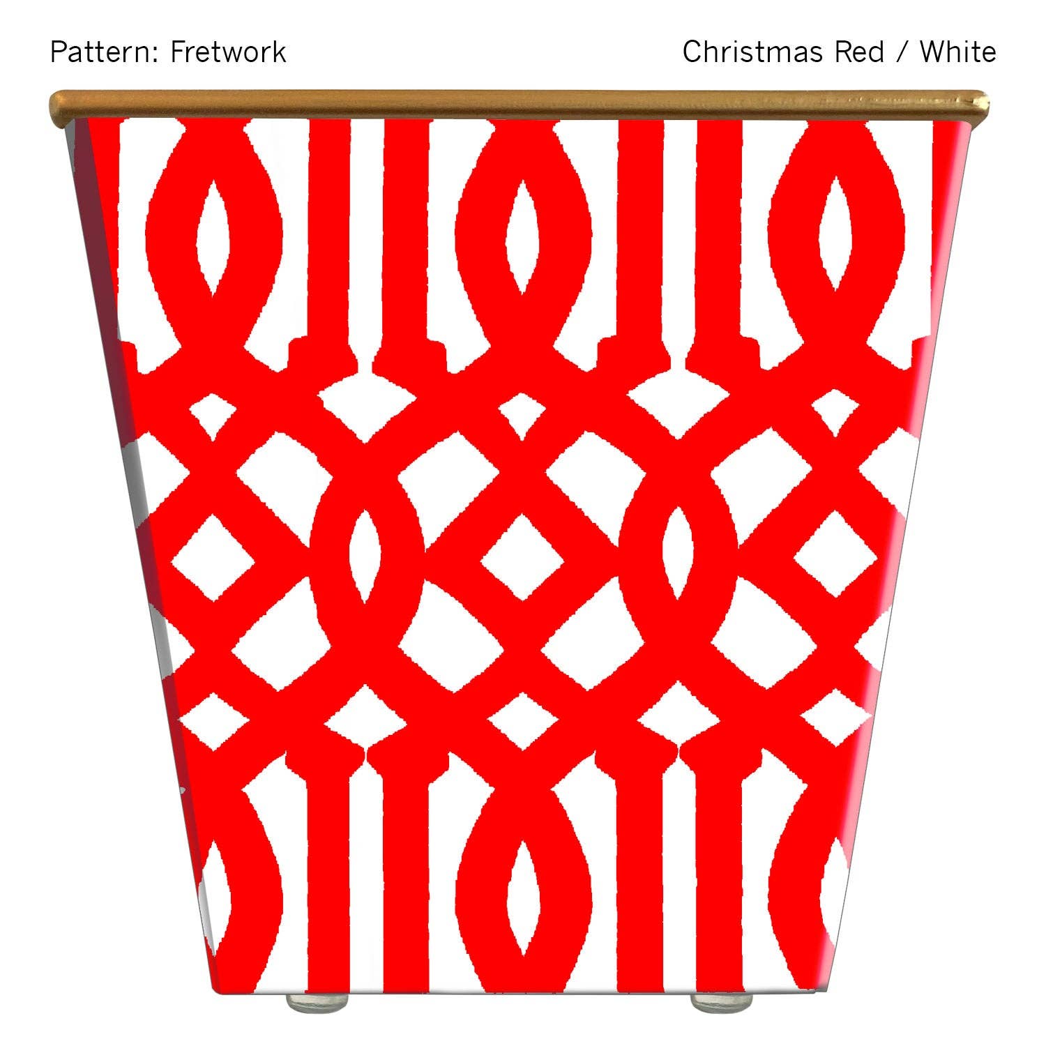 Hedge Farm Candles and Containers - Wholesale Plant Pot - Fretwork Cachepot Container Only2