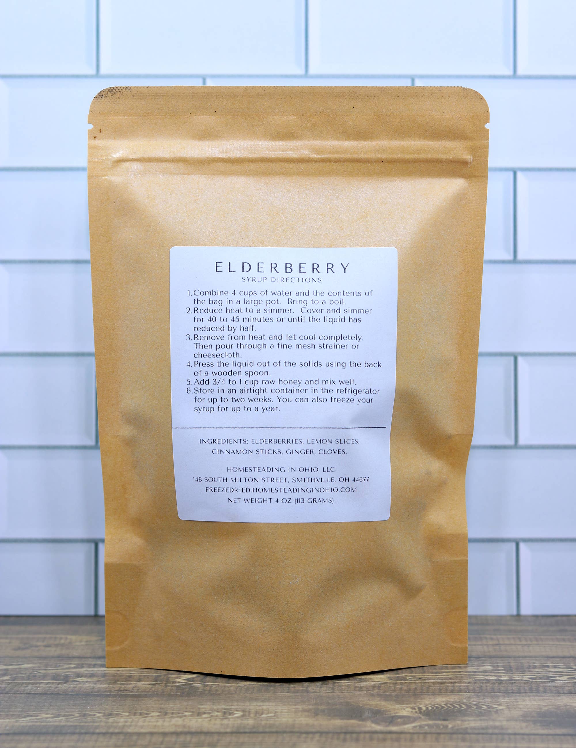 Homesteading in Ohio LLC - Wholesale DIY Drink Kit - DIY Elderberry Syrup Making Kit4