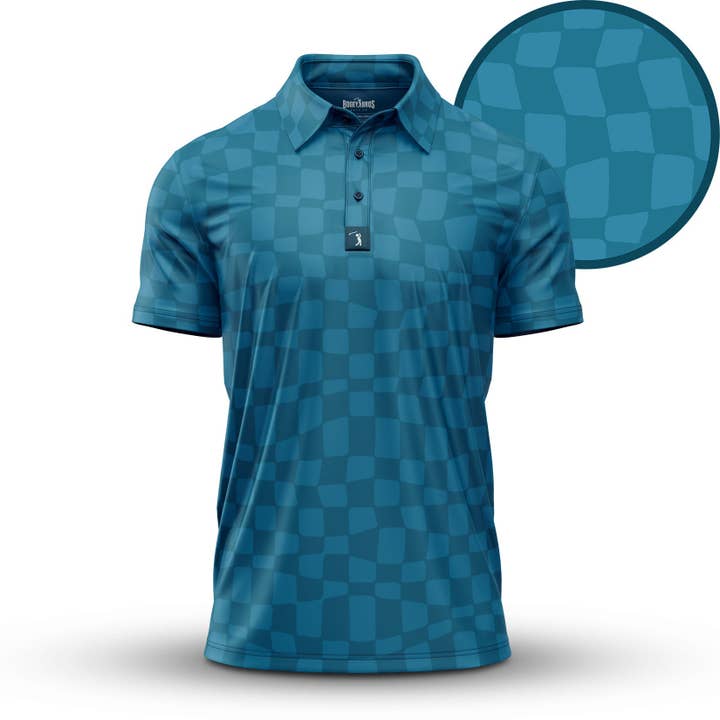 Checked Out - Polo for wholesale by Bogey Bros Golf Co