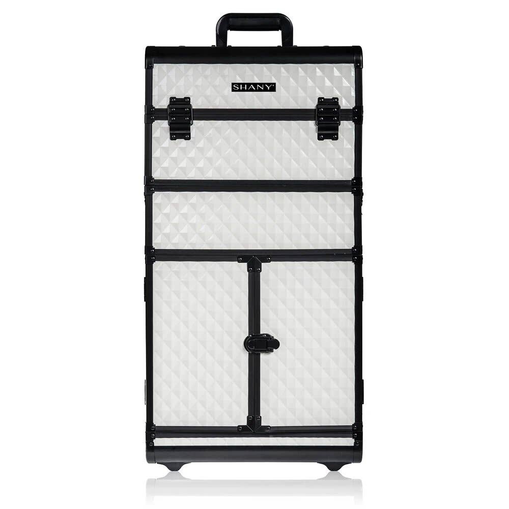SHANY Cosmetics - Vente Boîte de rangement pour maquillage - Série REBEL Valise à roulettes pour maquilleurs professionnels25
