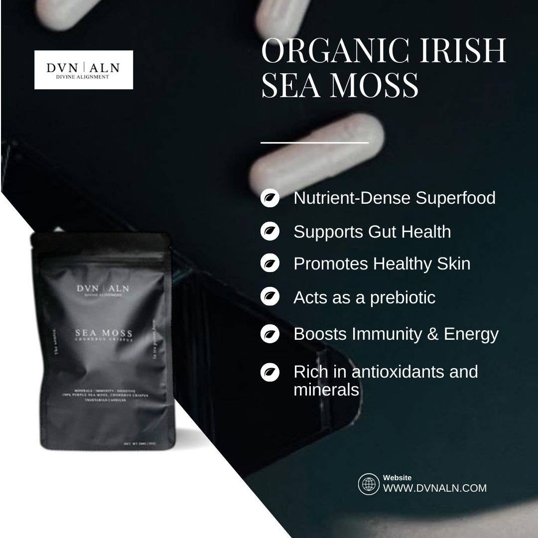 DVN ALN | Divine Alignment – Engroshandel Kosttilskud og vitaminer – ØKOLOGISKE HAVMOS KAPSLER | CHONDRUS CRISPUS1