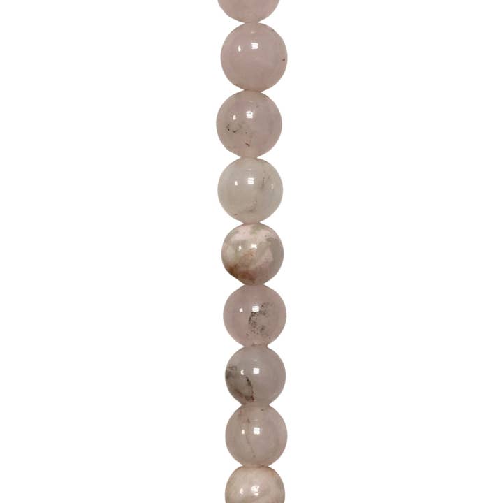 Rose Quartz - (Polished) - Round/ Smooth for wholesale by The Bead District