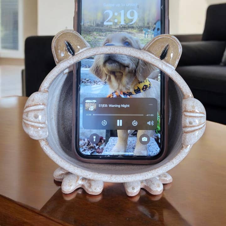 MudWorks Pottery - Wholesale Speakers - Loud Mouth Toad Amplifier0