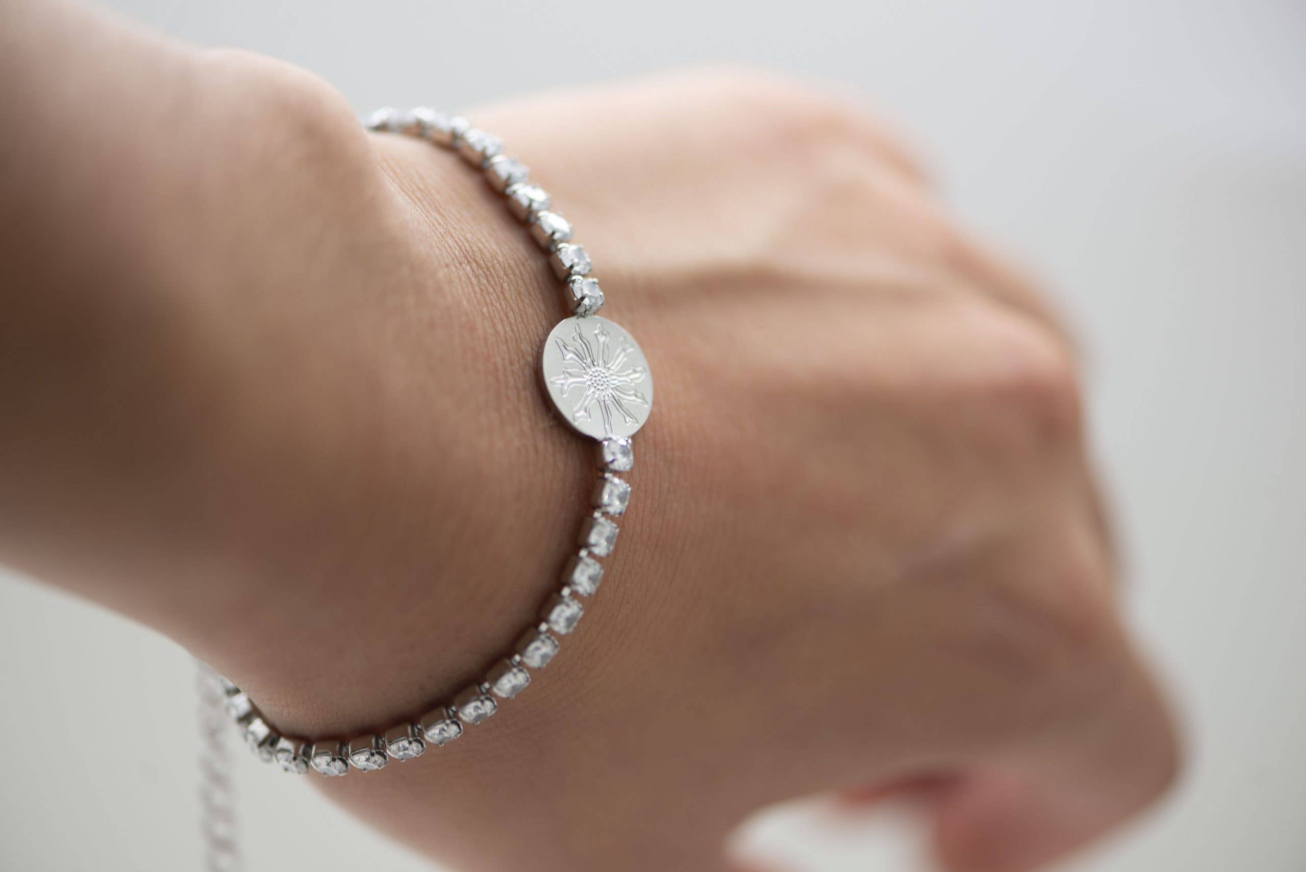 TALISMAN JEWELLERY (D&Fidanverdi, S.L.) – wholesale Charm/dangle bracelet – Eguzkilore Chain Bracelet 316L Steel and Oz3