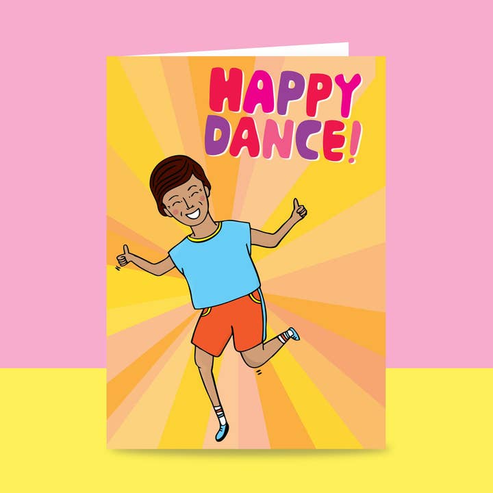 Freudentanz - Glückwunschkarte für den Großhandel von Able And Game