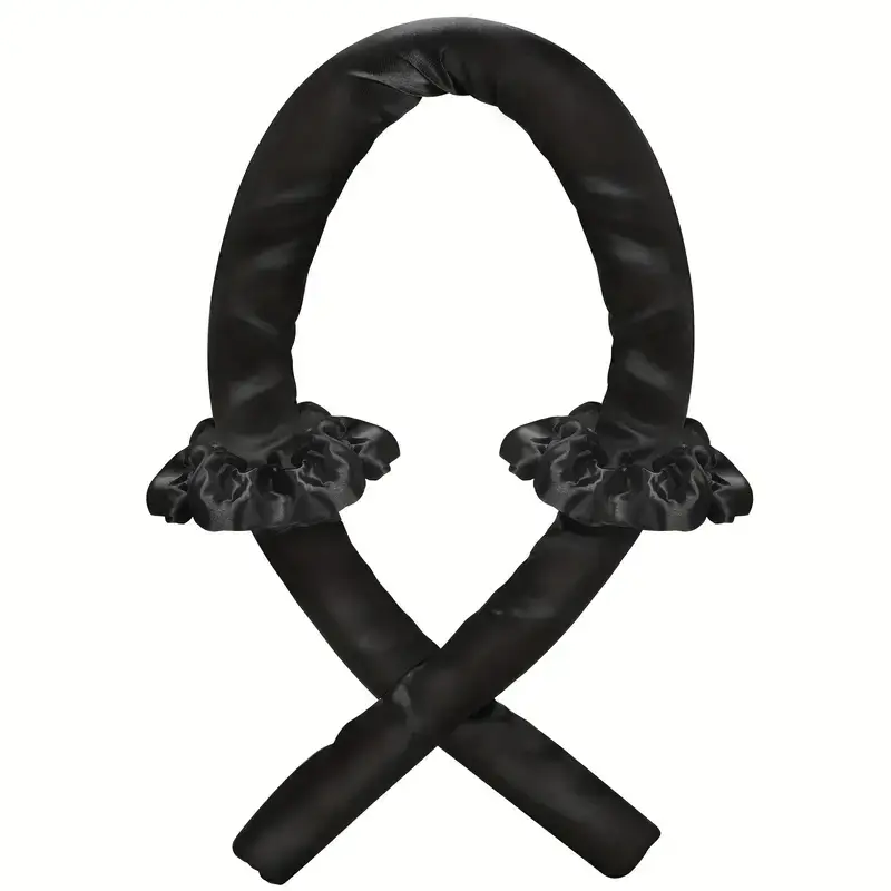 Magnifique Hearts – wholesale Hårklämma - Dam – Värmefri hårband för lockar med sidenband - Perfekta vågor5