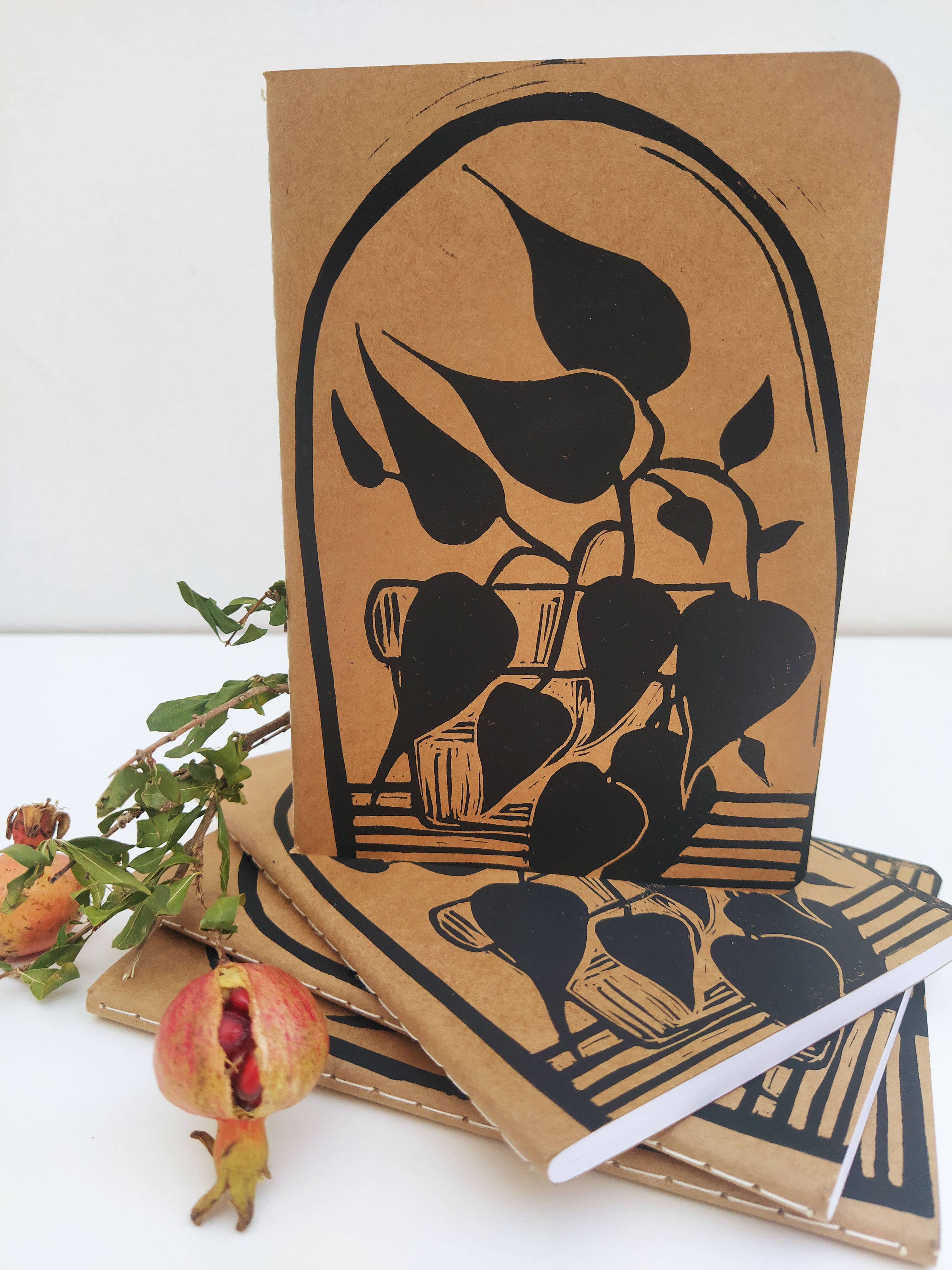 The Ink Job - Wholesale Notebook - Pothos Plant Kraft Notebook4