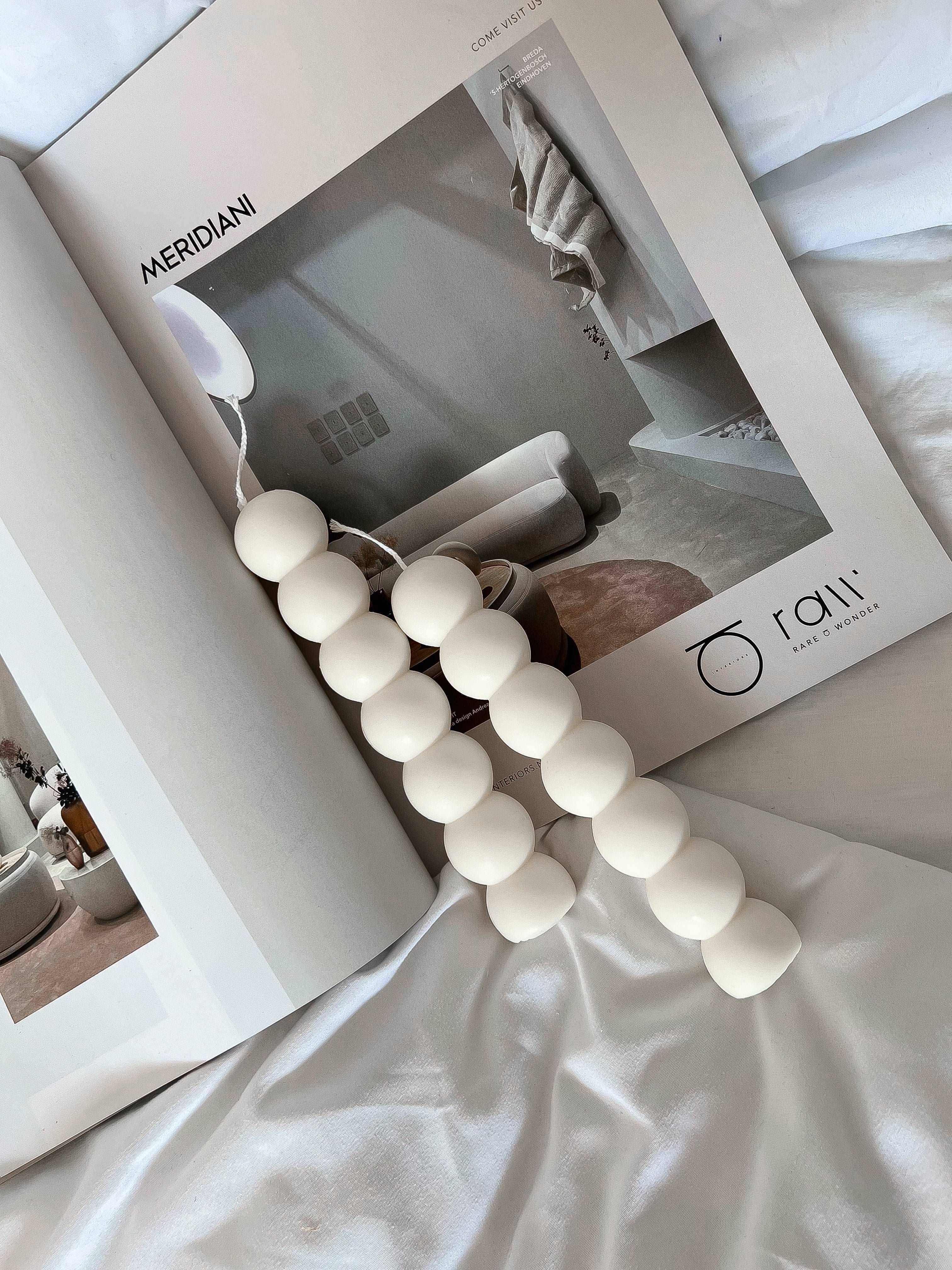 ONRUS Candles – wholesale Prydnadsljus – Bubble Peak skulpturljus av sojavax1