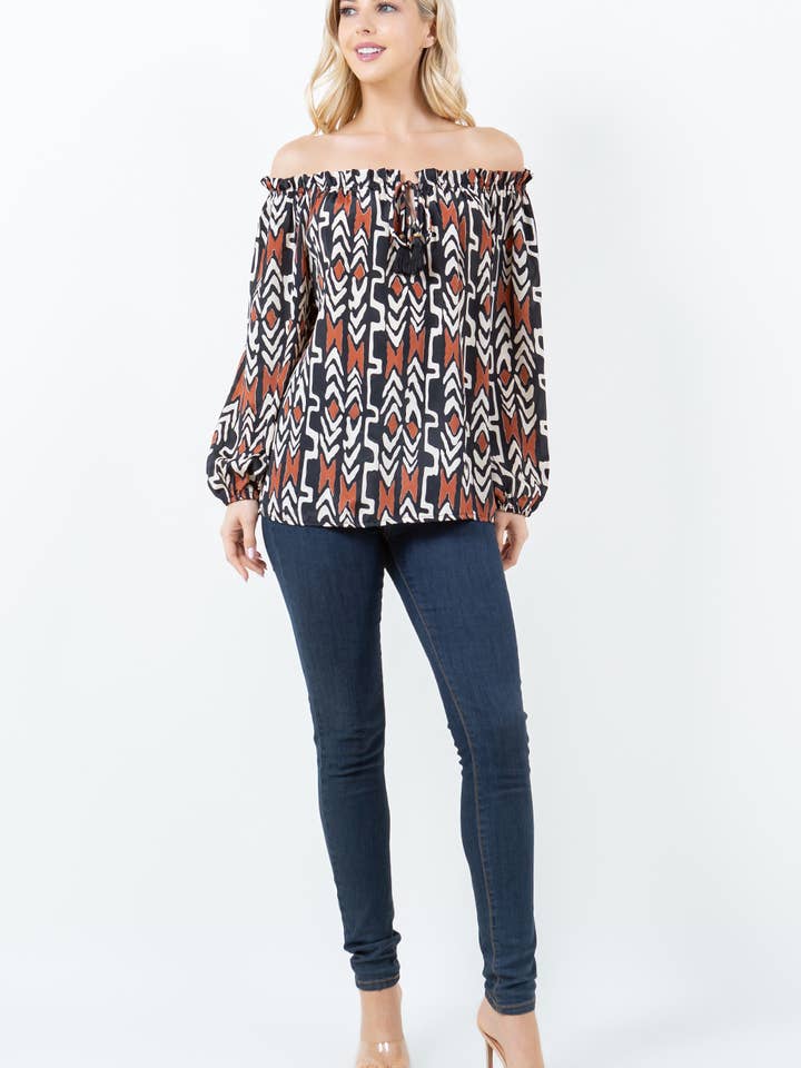 Top imprimé pour la vente par Paani by Fashion Fuse