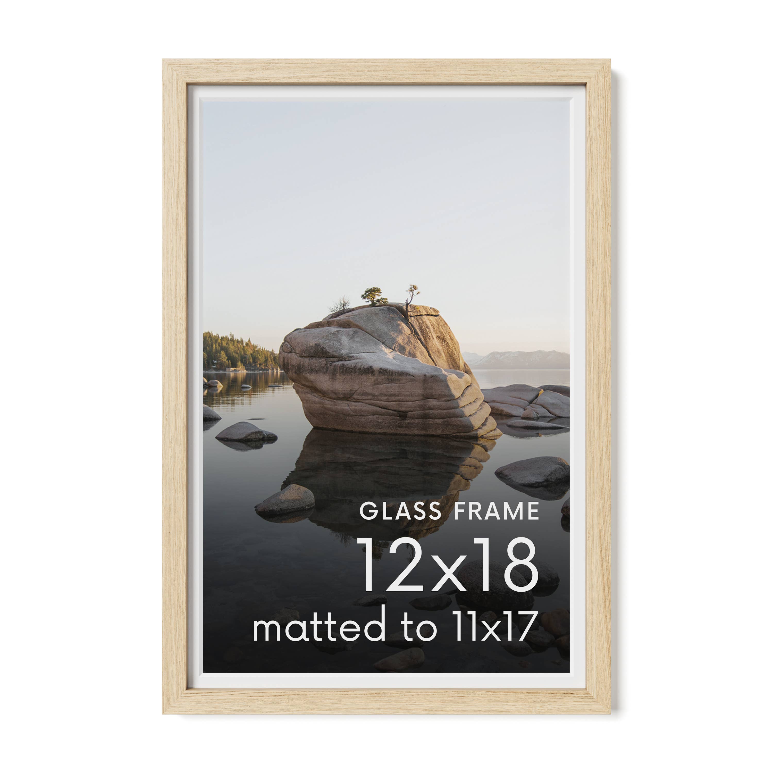 Haus and Hues - Wholesale Picture Frame - Natural Oak Frame with Glass12