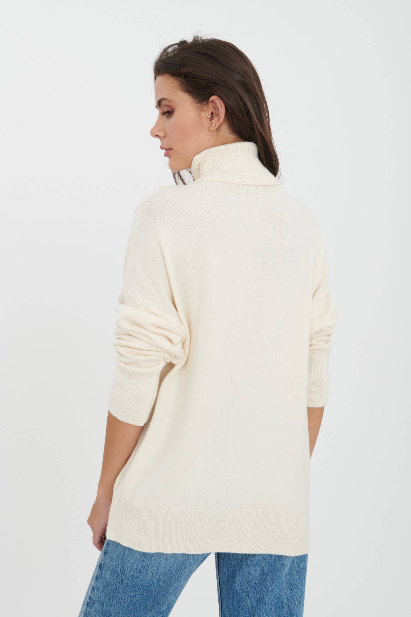 ORNELLA PARIS - Wholesale Pullover-trui - Dames - Effen coltrui LEL-P00303