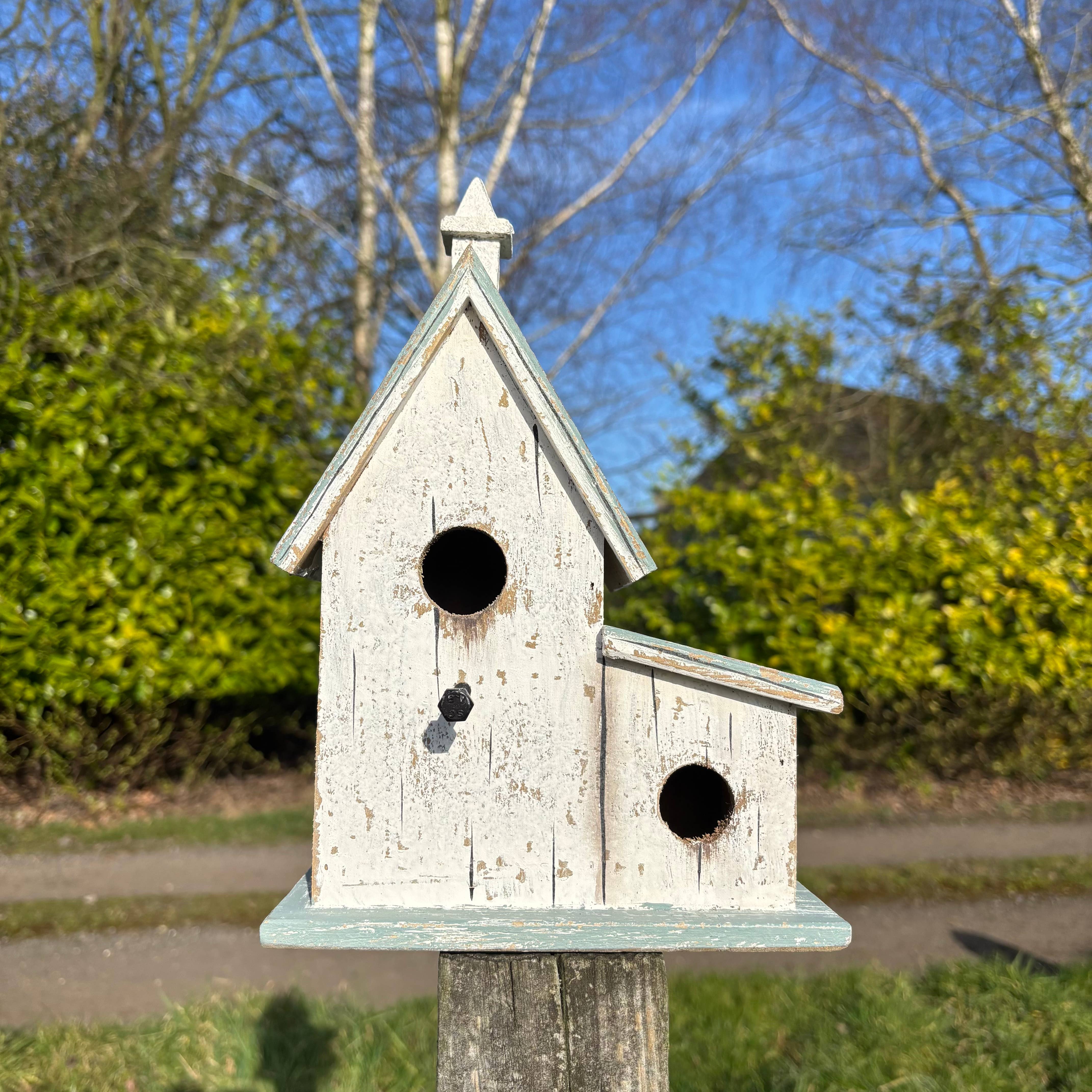 Originals International Ltd - Wholesale Bird House - Two-Tiered Green Bird House6
