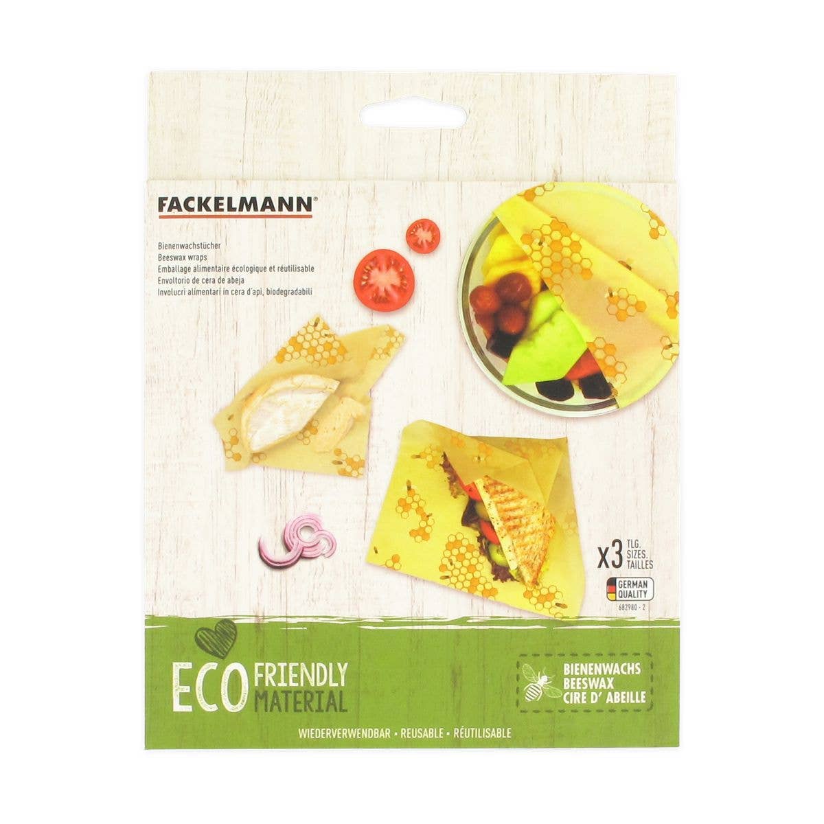 Fackelmann - Wholesale Food Storage Wrap/Bag - Eco Friendly Beeswax Set of 37