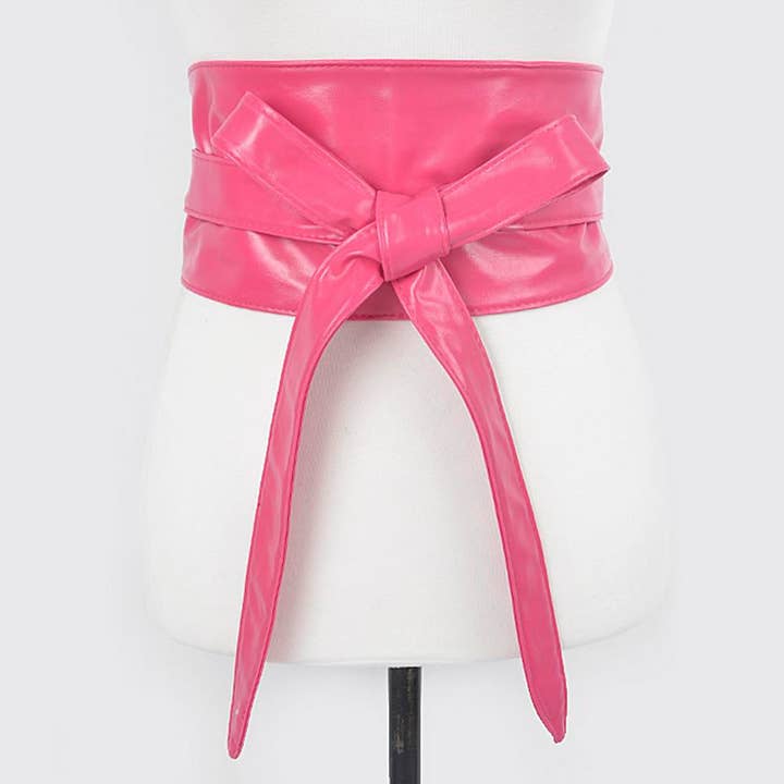 anbfashion - Wholesale Belt - Women's - TIE FRONT LEATHER BELT. PB-77033