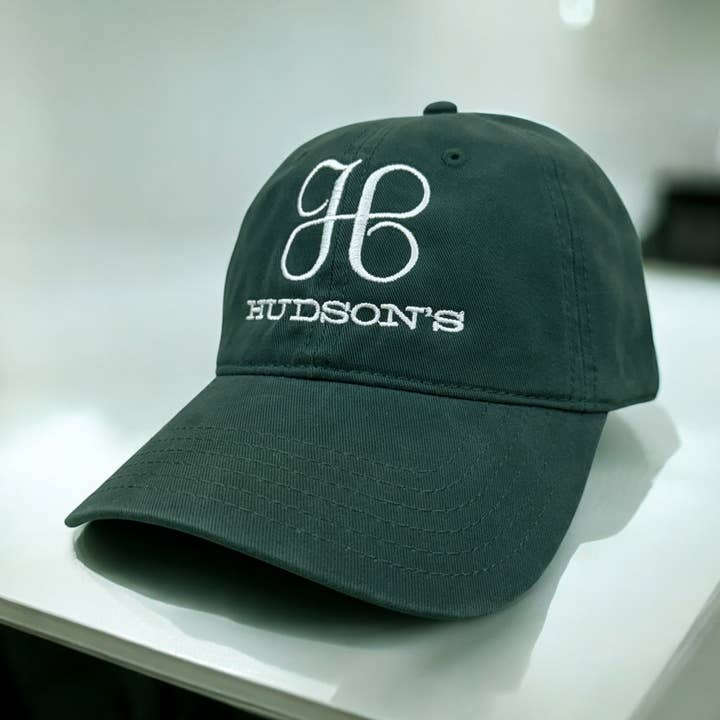 Mössa - Detroit Hudsons Vintage Logo - Grangrön för wholesale av Detroit Shirt Co.