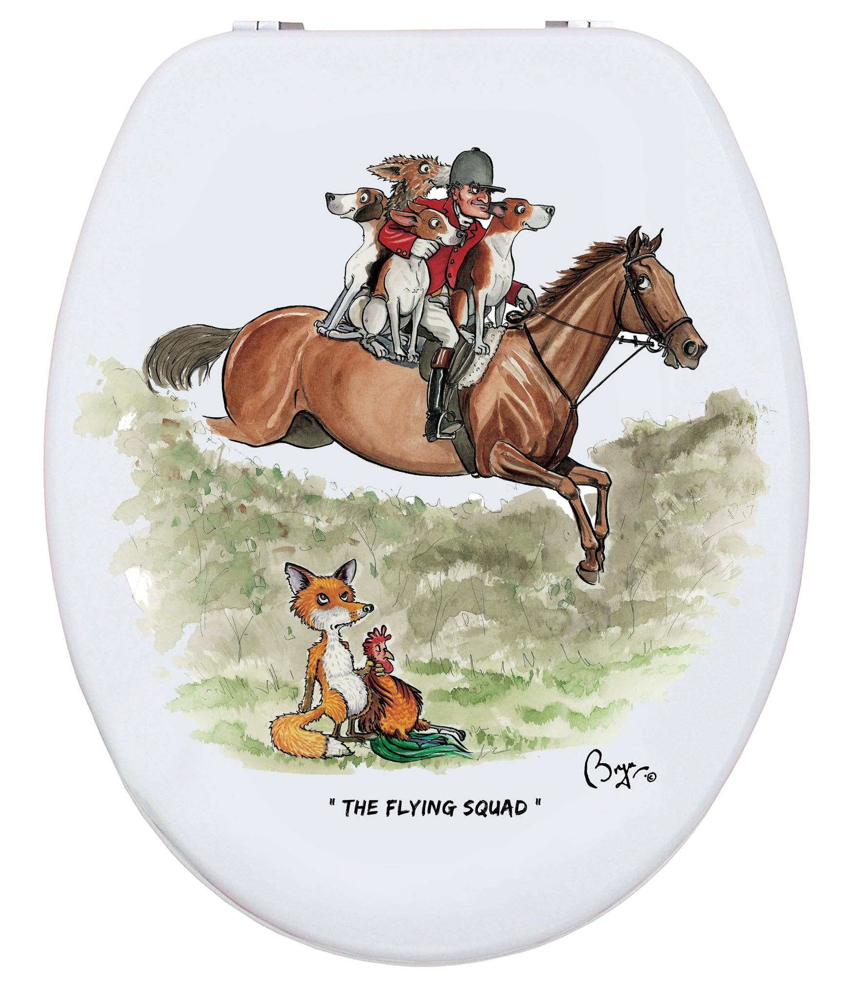 LOOPRINTS – wholesale Toilet seat cover – Soft Close Toilet seat- Horse Riding, Equestrian Gifts,Decor3
