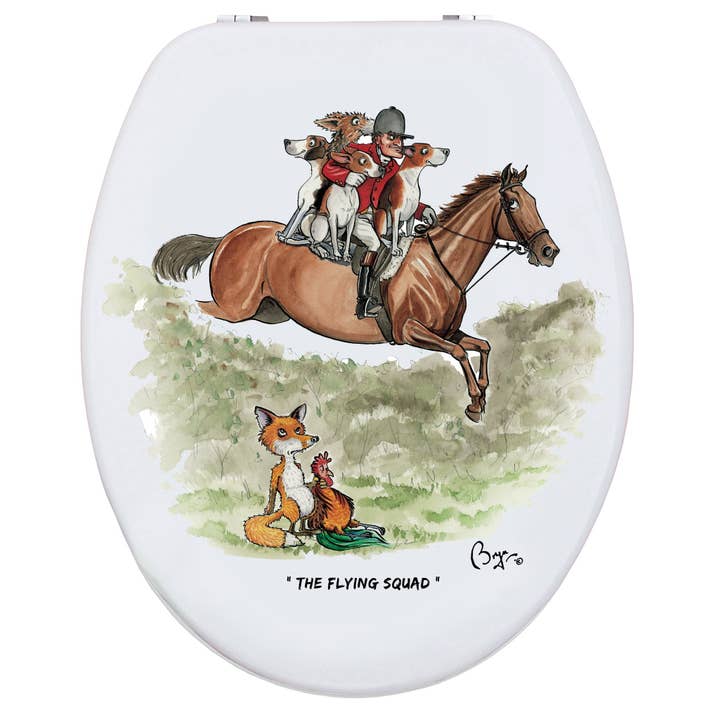 LOOPRINTS – wholesale Toilet seat cover – Soft Close Toilet seat- Horse Riding, Equestrian Gifts,Decor3