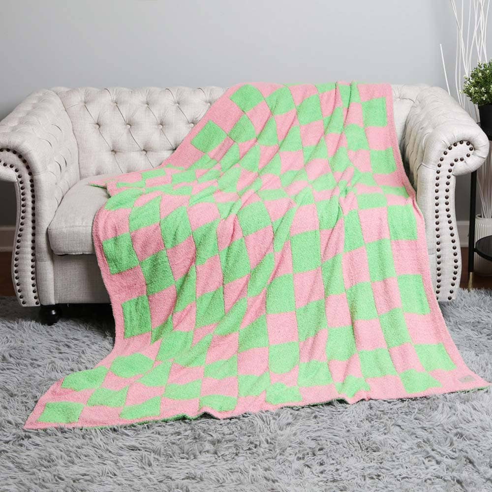 Sensibling Corp. – wholesale Throw blanket – Reversible Checkerboard Patterned Throw Blanket
19