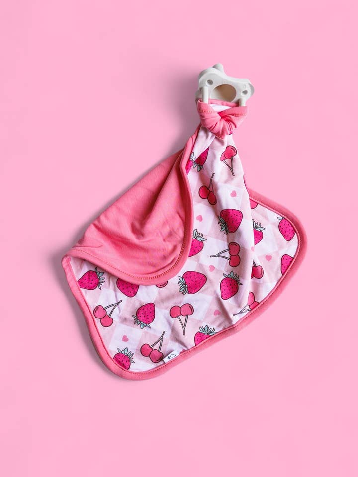 Dream Big Little Co. - Wholesale Security/Cuddle Blanket - Baby - EXCLUSIVE BERRY BROOKLYN DREAM LOVEY2