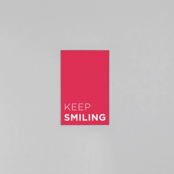 Minicartão de pasta de madeira Peace Smile por atacado de Kunst an Papier