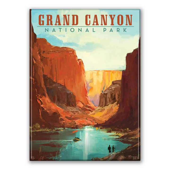 Tourist Courts - Wholesale Magnet - Grand Canyon NP Vermilion View Magnet