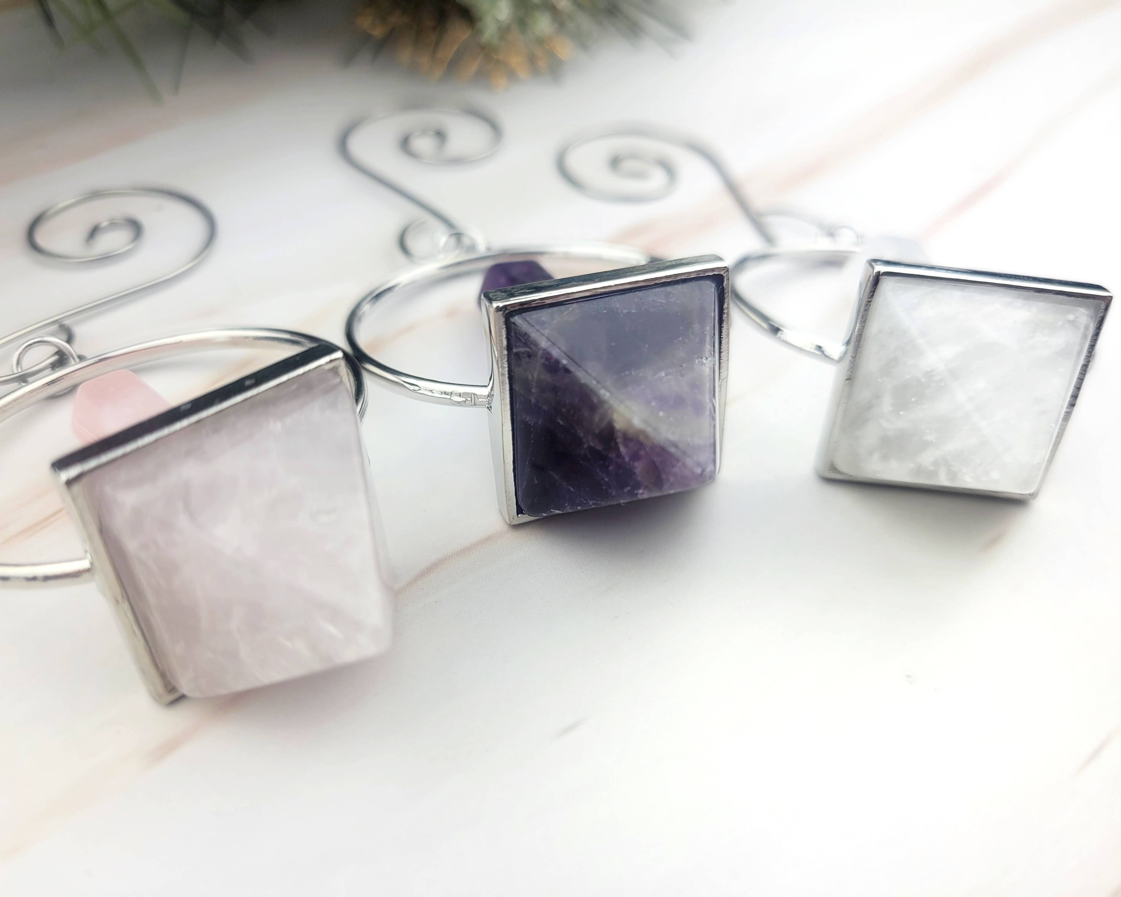 WonderLight Jewelry - Vendita all'ingrosso Decorazione - Ornamenti natalizi geometrici in cristallo - Regali di affermazione6