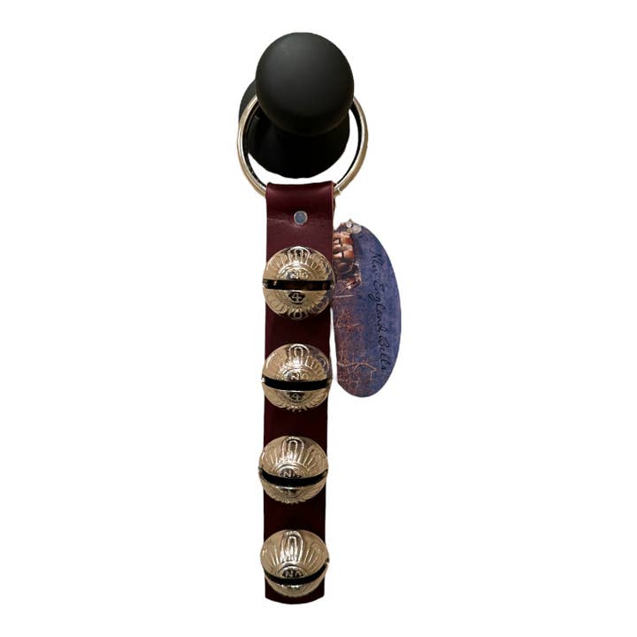 New England Bells - Wholesale Bell - Traditional Strap Bells - #4 Size Bells - 4 Bells on Strap8