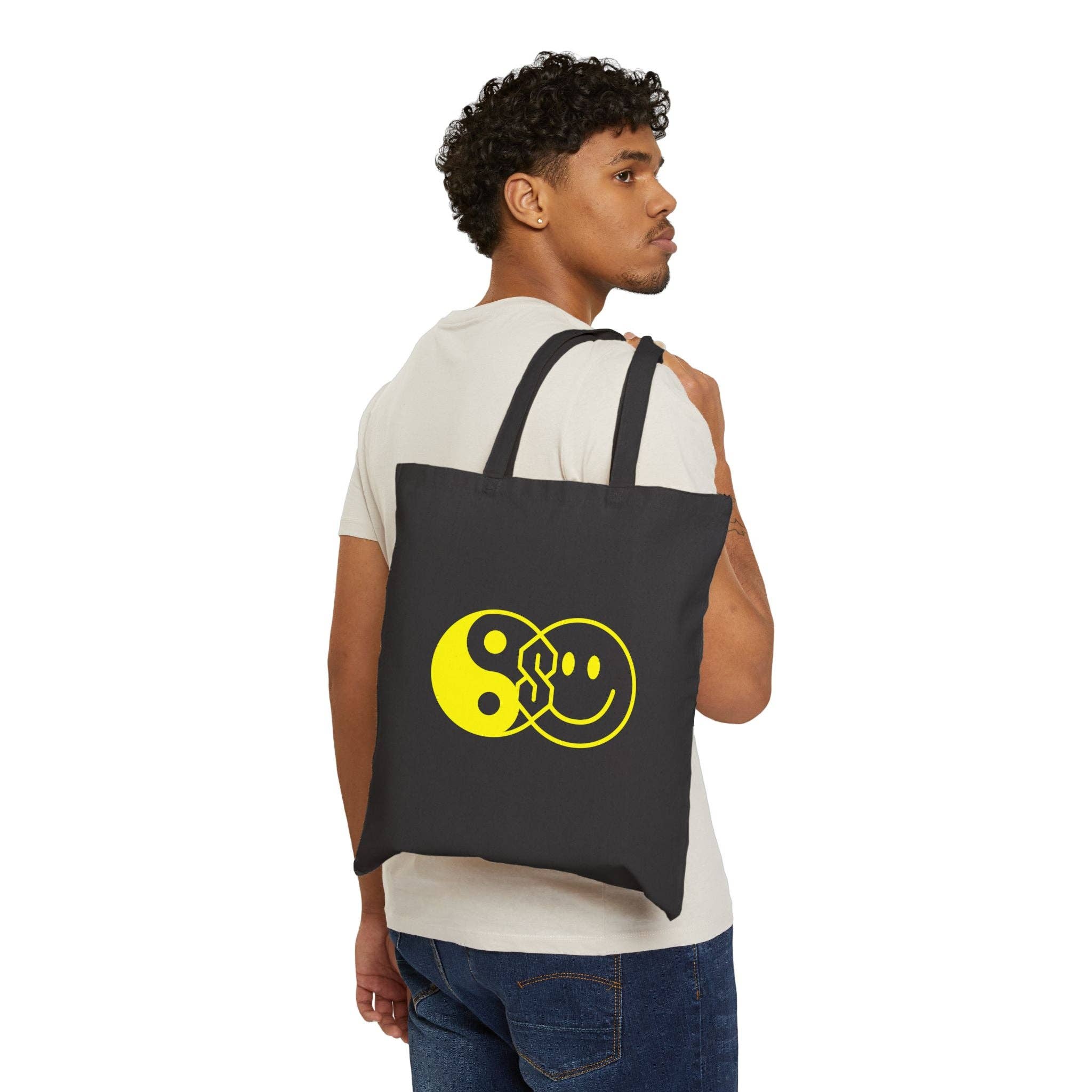 Zwart De S Thing Yin Yang Tote Bag voor groothandel op Faire2