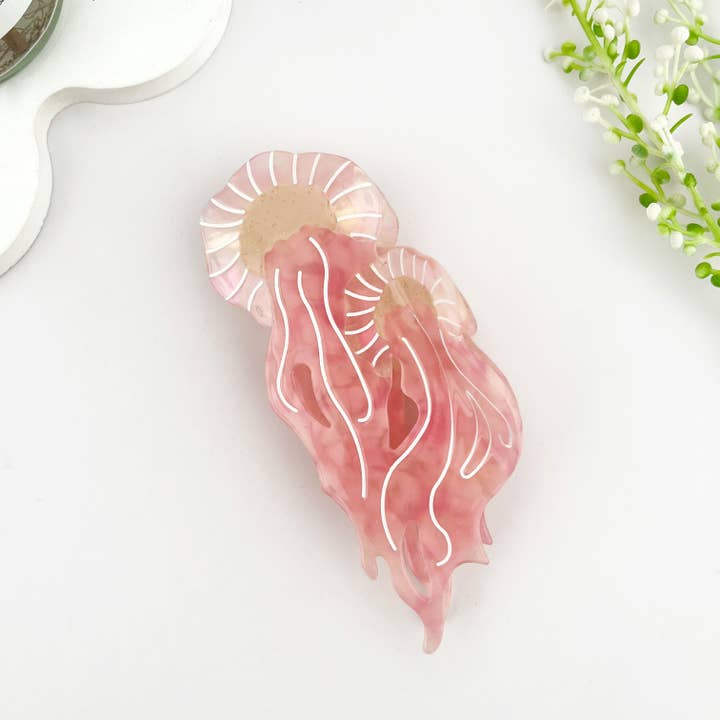 mildstyles - Wholesale Hair Clip - Women's - Graceful Jellyfish Acetate Hair Claw Clip9