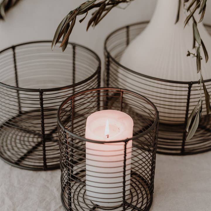 Eulenschnitt - Wholesale Basket - round wire basket in a set of 3 (PU = 2 sets)4