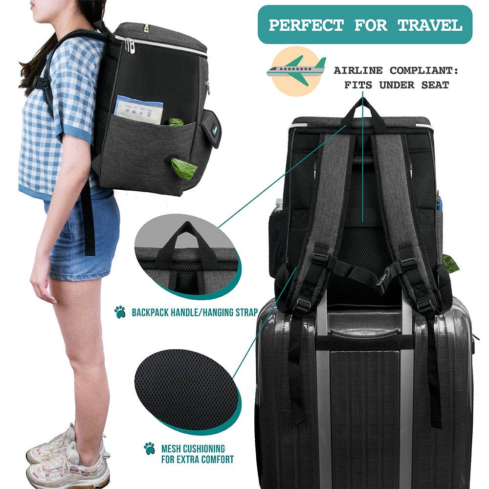 PetAmi – wholesale Pet carrier – Cat/dog – Deluxe Pet Travel Set Organizer Backpack13