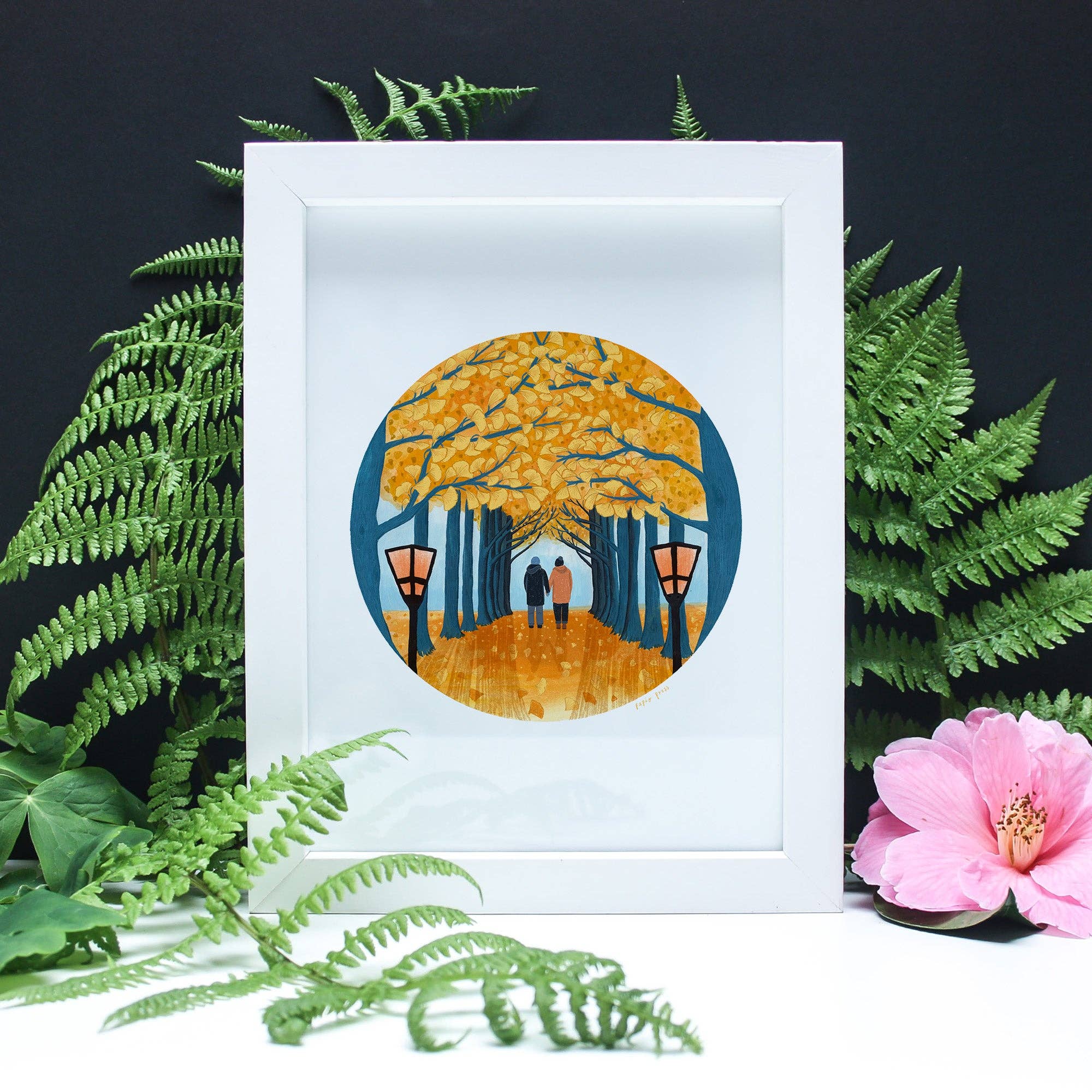 Papio Press - Wholesale Art Print - Autumn Walk Artists Print Wall Art1