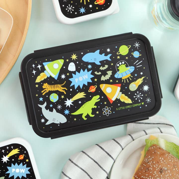 A Little Lovely Company - Wholesale Lunch Bag/Box - Kids - Bento lunch box: Galaxy