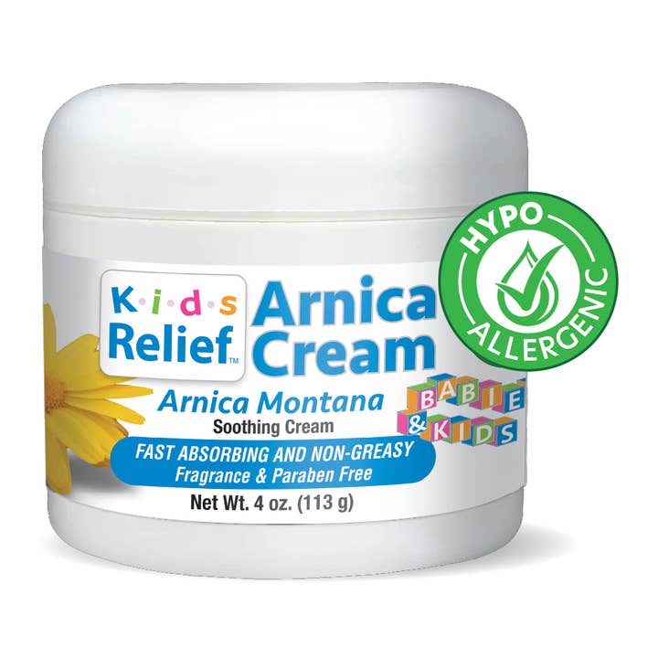 Crème à l'Arnica pour Enfants, Non Parfumée, Non Grasse, 4 oz pour la vente par homeolab International Inc