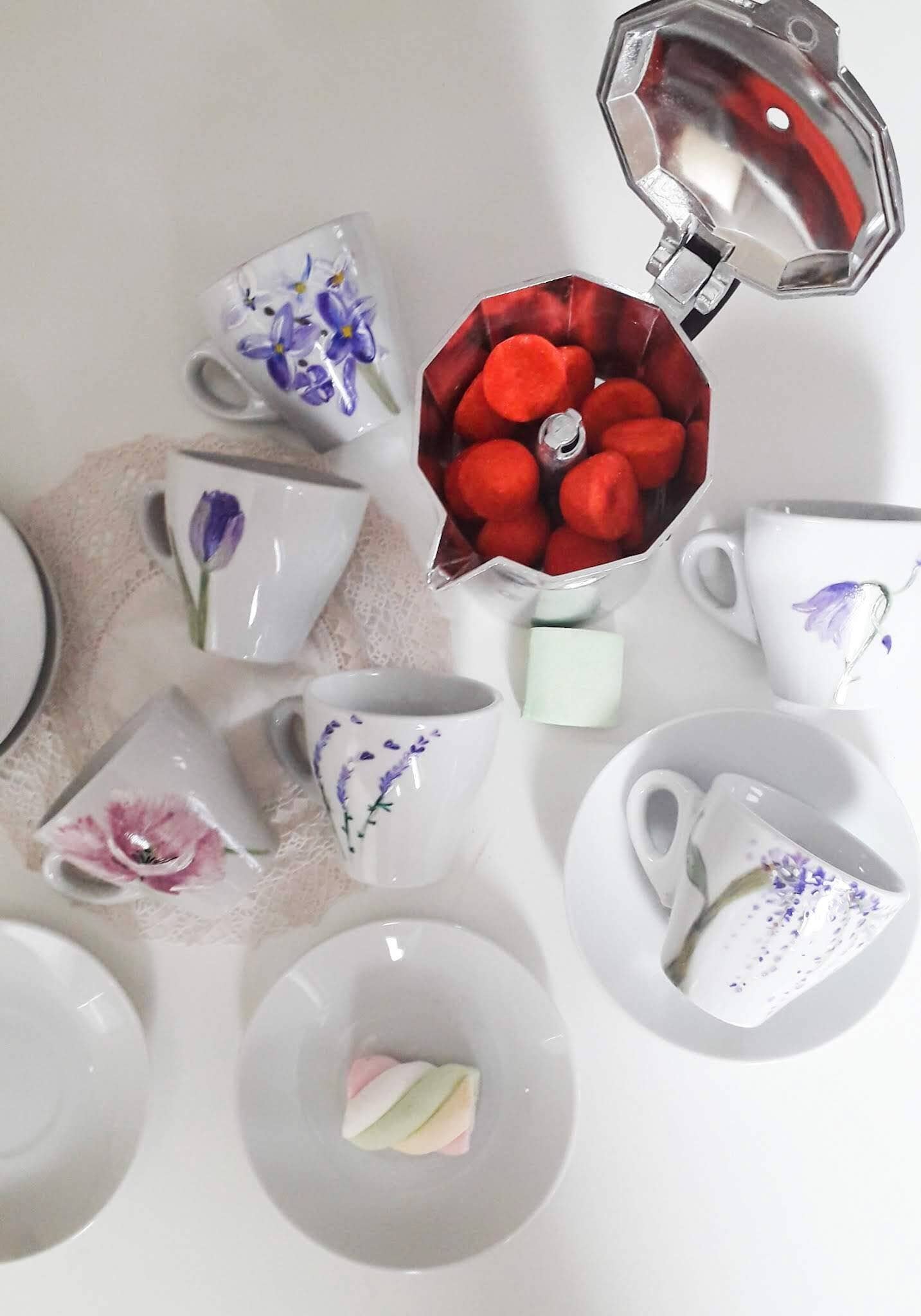 Lisa's Fairy - Wholesale Coffee Mug - Set of 6 Coffee Cups, Floral Coffee Cups8