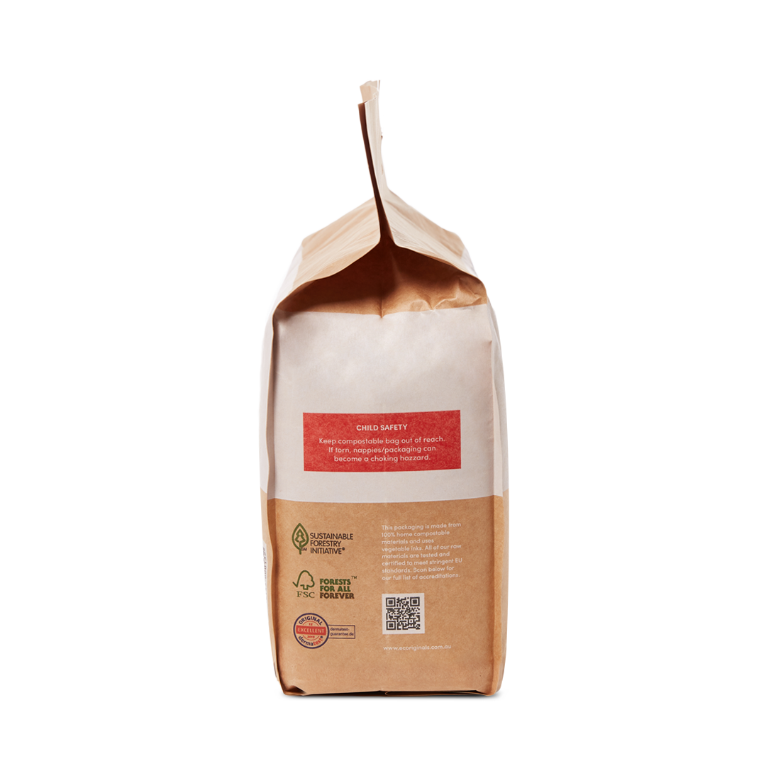 Ecoriginals - Wholesale Nappy (cloth) – Baby - 1 Case (6 Packs) of Ecoriginals Eco Plant-Based Nappies25